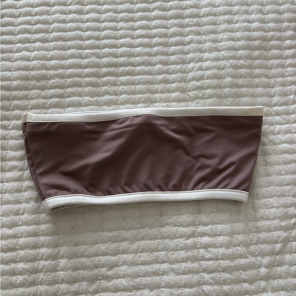 Edikted Bandeau and Slit Skirt Set